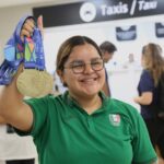 ¡Andrea Ibarra hizo historia en JCC con cuatro medallas de oro!